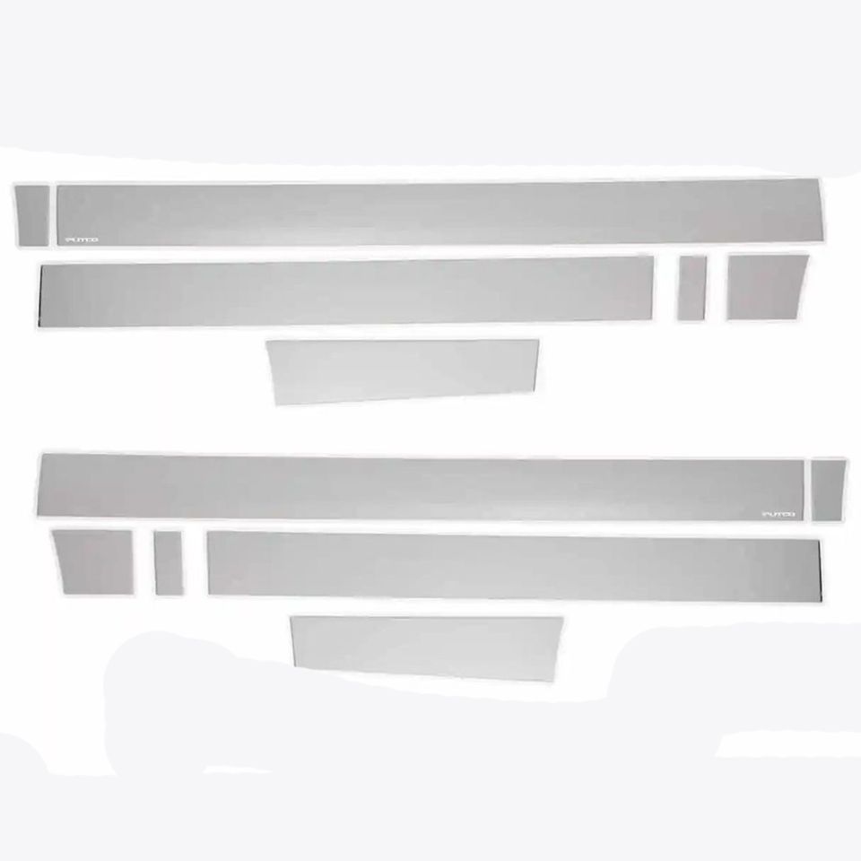 3751474 - Pro Stainless Steel Rocker Panels Kit Fits Ford F150 2021-2026 SuperCrew 6'7" Bed - 2021-2025 Ford F-150