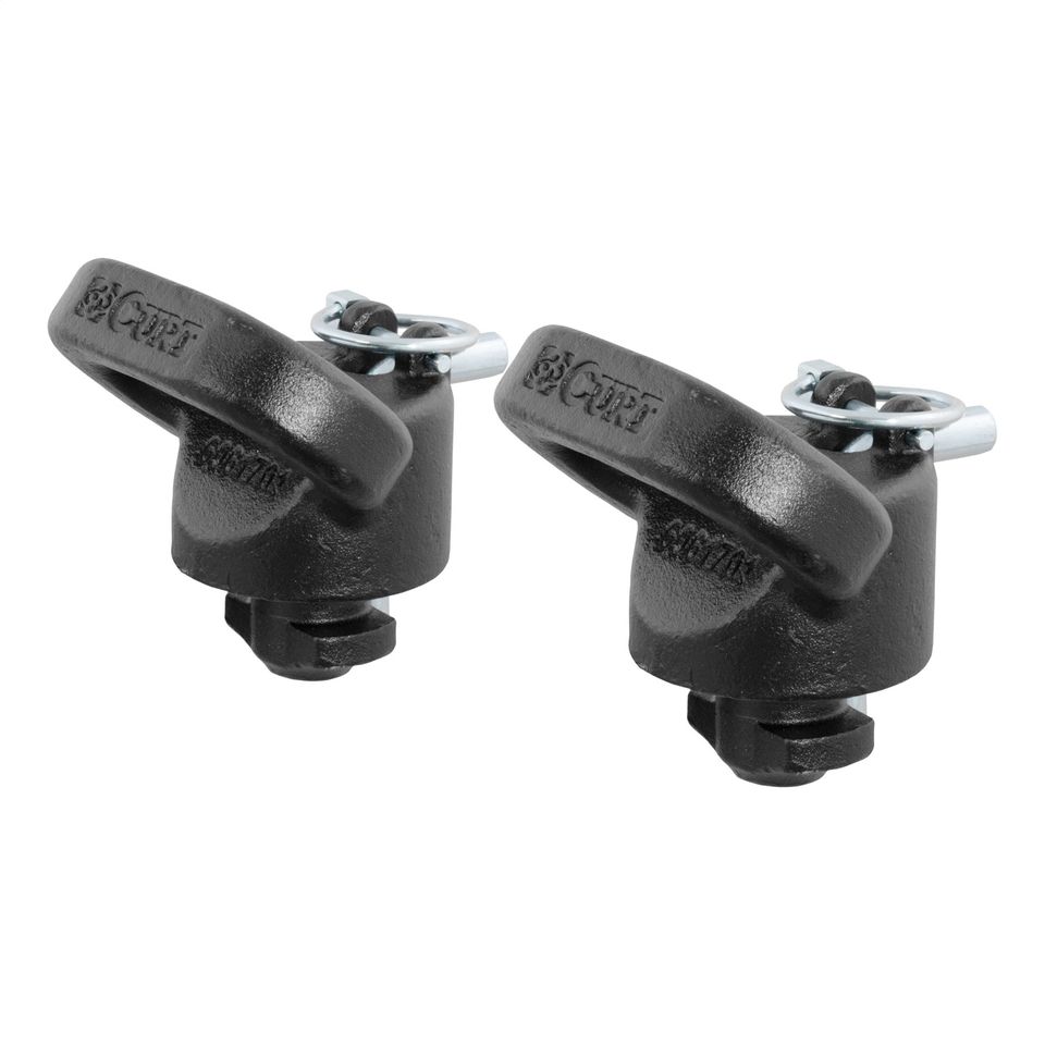 60617 - OEM Puck System Gooseneck Safety Chain Anchors; Ram (30K) - 2011-2026 Ram 2500, 2011-2026 Ram 3500