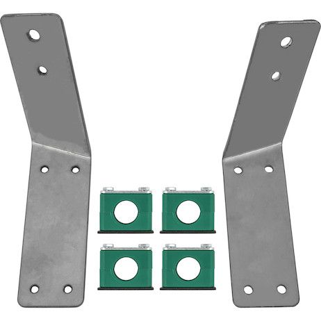 PLB16SS - Mirror Mount Light Bracket Kit, SST, Extended w/dual hole pattern