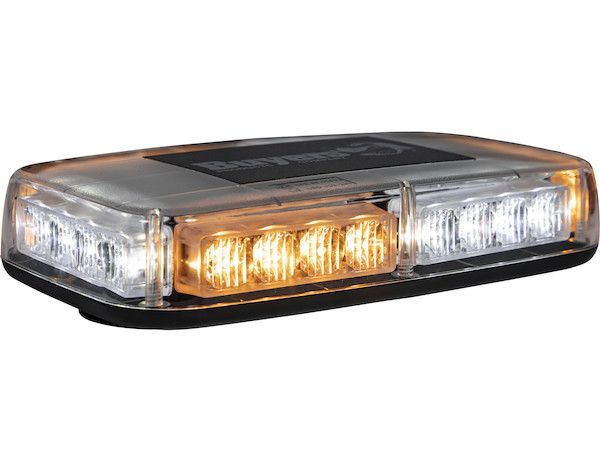 8891042 - Amber/Clear 11 Inch Rectangular Multi-Mount LED Mini Light Bar