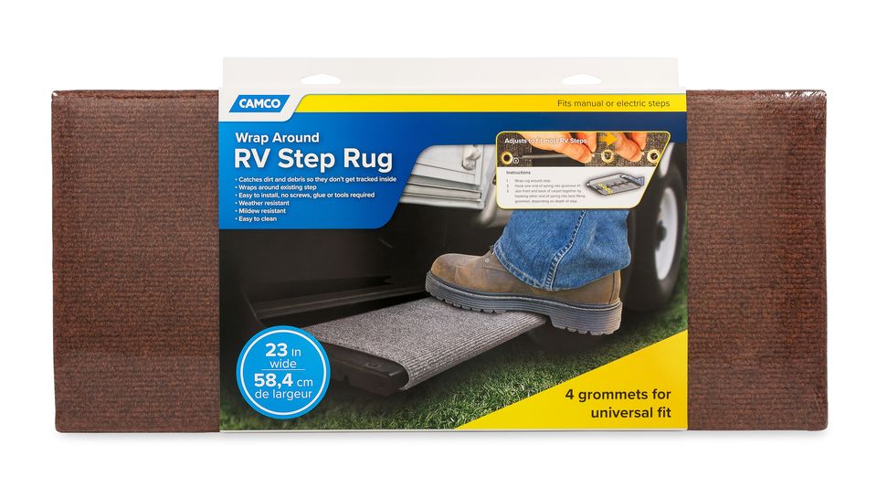 42931 - Step Rug, XL Brown 23"W x 22"L (E/F)