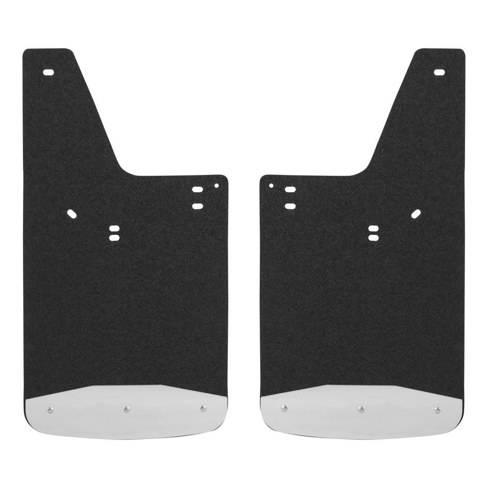 250423 - Front or Rear 12-Inch x 23-Inch Textured Rubber Mud Guards, Select Ford F-150, Lincoln Mark LT, 2 Flaps - 2004-2014 Ford F-150 and more