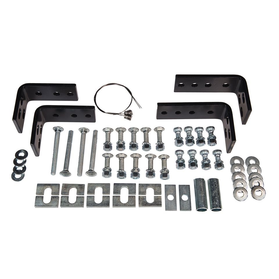 31622 - Bracket Kit 10 Bolt Rail Install Bolt-On Drilling Required - 2020-2025 Chevrolet Silverado 2500 HD and more