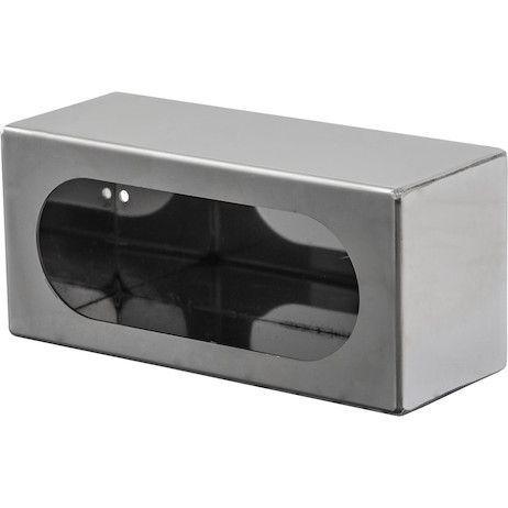 LB383SST - Single Oval Light Box Stainless Steel
