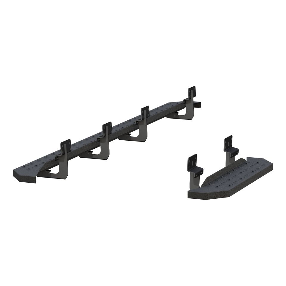2055545 - RidgeStep Black Steel 36, 96-Inch Cargo Van Running Boards, Select Ford Transit 150, 250, 350, E-Transit - 2015-2026 Ford Transit-150 and more