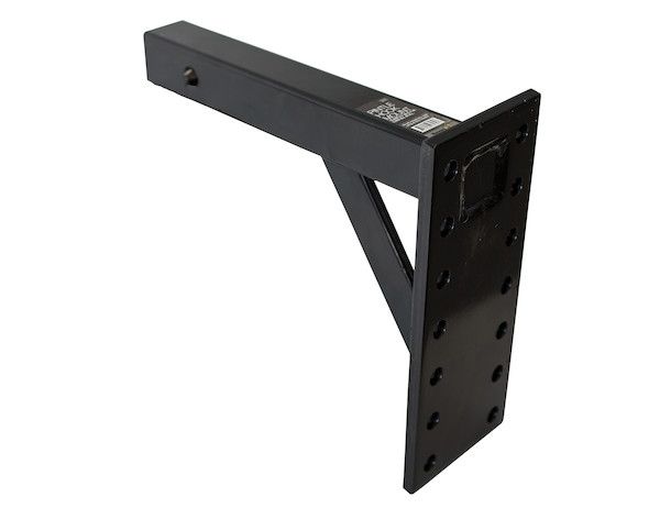 PM1012 - 2 Inch Pintle Hitch Mounting Plate - 6 Position, 14.5 Inch Shank