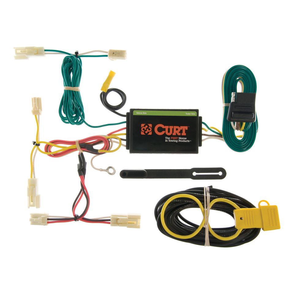 55057 - Vehicle-Side Custom 4-Pin Trailer Wiring Harness, Fits Select Pontiac Vibe - 2003-2008 Pontiac Vibe