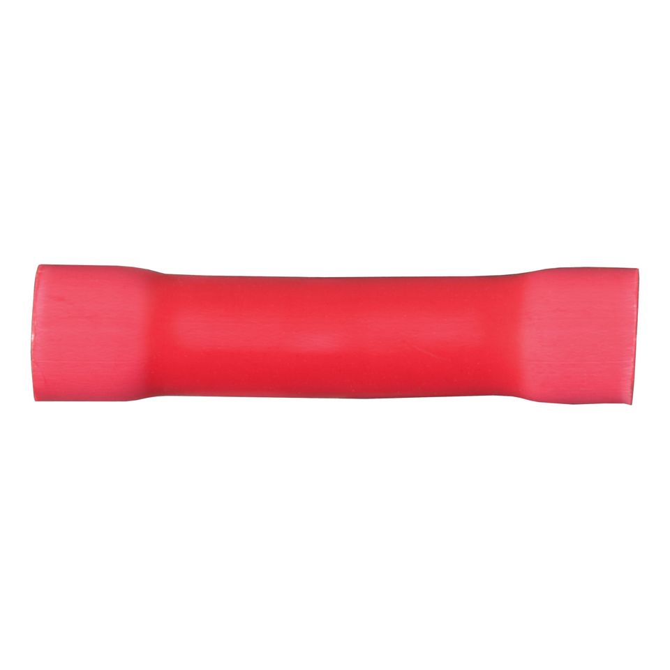 59421 - 22-18 Gauge Red Vinyl-Insulated Wire Butt Connectors, 100-Pack