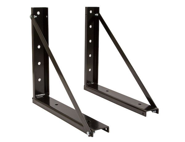 1701006B - 18x18 Inch Bolted Black Formed Steel Mounting Brackets