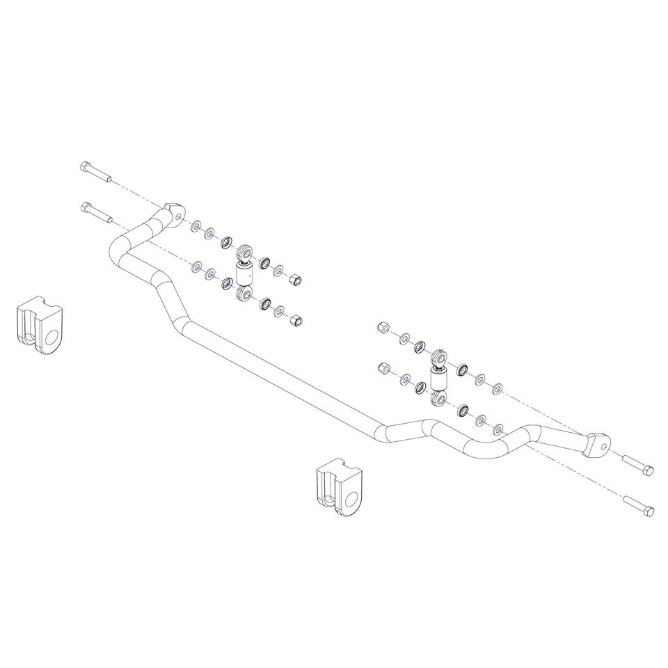 1139-189 - SWAY BAR KIT - 2009-2019,2021-2026 Ford E-350 Super Duty, 2009-2019,2021-2026 Ford E-450 Super Duty and more