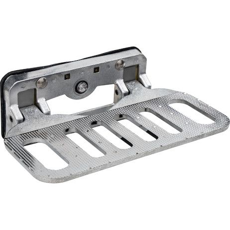 5231520 - Aluminum Chrome Plated Folding Step with 2 Inch Hitch Receiver