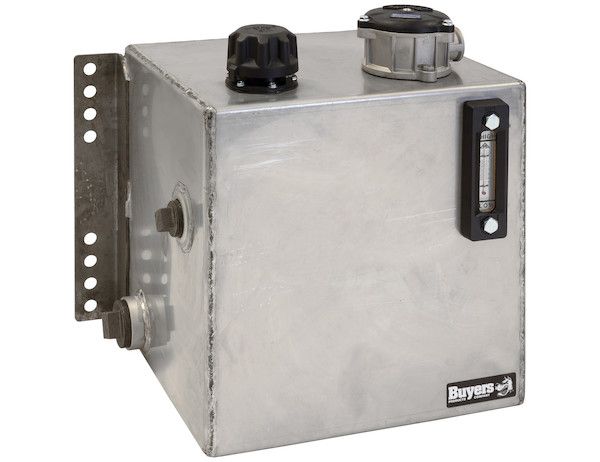 SMR15SSF25 - 15 Gallon Stainless Steel Bulkhead Hydraulic Reservoir With 25 Micron Filter