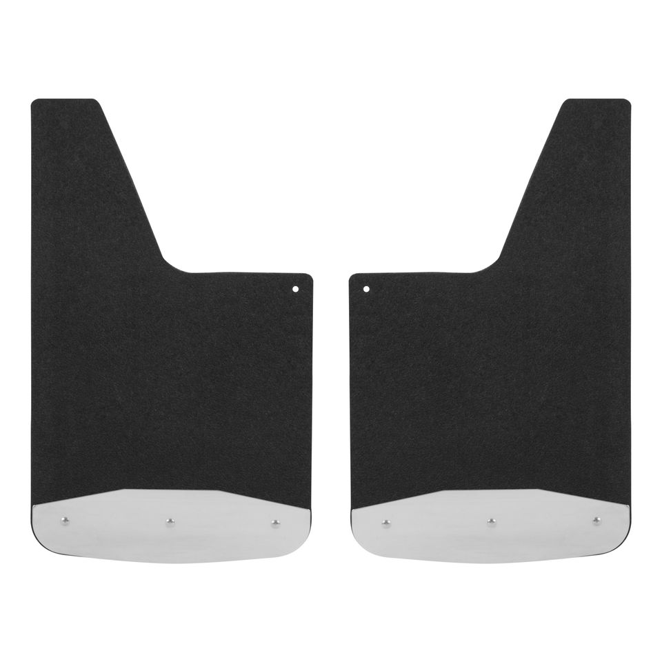 250935 - Rear 12-Inch x 20-Inch Textured Rubber Mud Guards, Select Ram 1500, 2 Flaps - 2019-2027 Ram 1500