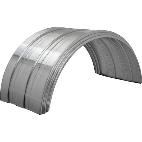 8590197 - Ribbed Aluminum Fender – 41" x 19", Fits 19.5" Wheels