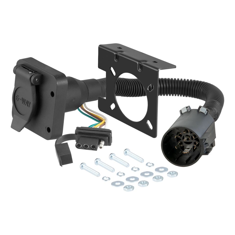 55664 - Dual-Output Vehicle-Side 6-Pin, 4-Pin Connectors, Factory Tow Package and USCAR Socket Required - 2008-2026 Buick Enclave and more