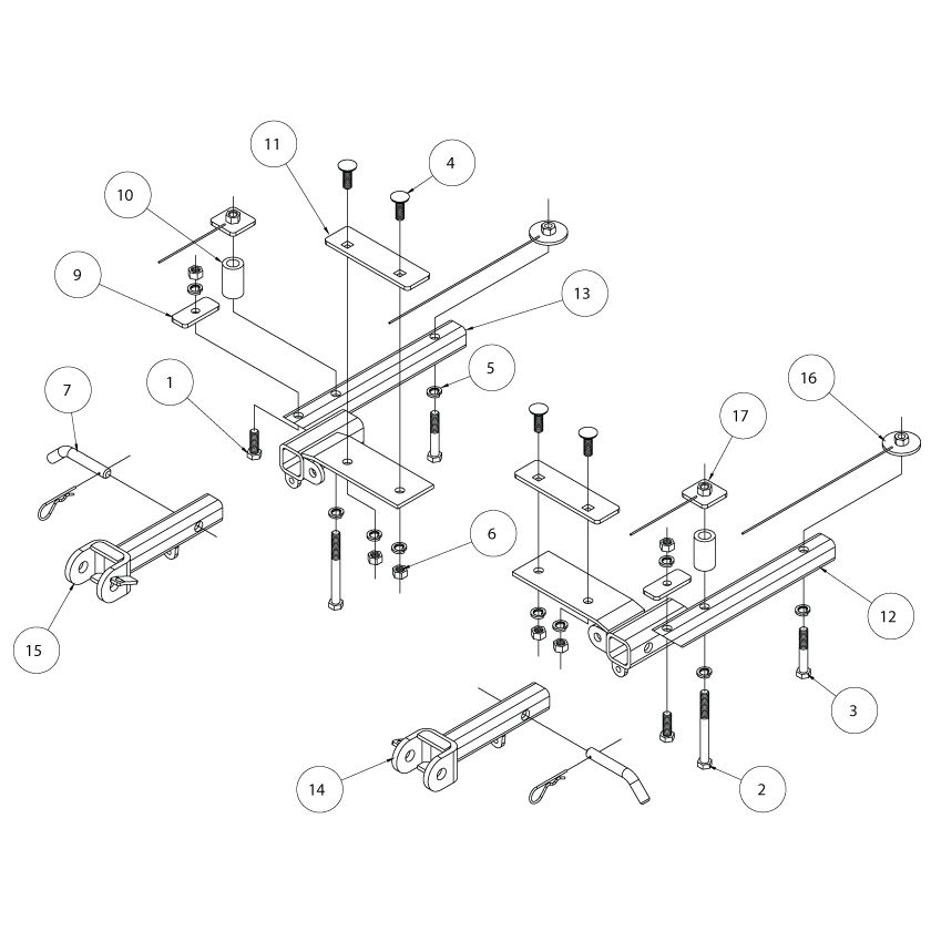 1427-3 - BASEPLATE - 2006-2010 Jeep Commander, 2005-2010 Jeep Grand Cherokee