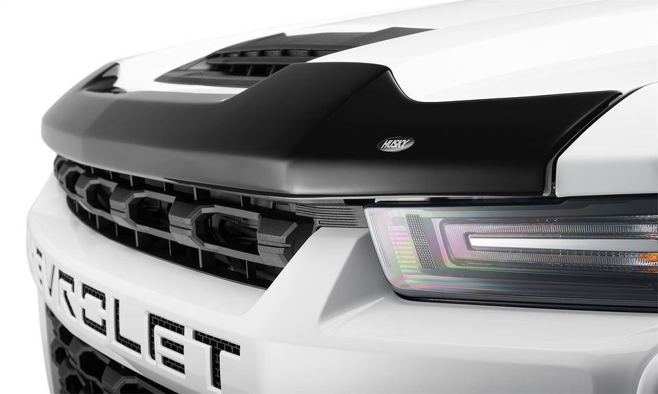 2842187 - Aeroskin Hood Protector; Smoke - 2020-2026 Chevrolet Silverado 2500 HD, 2020-2026 Chevrolet Silverado 3500 HD