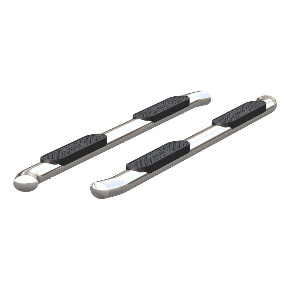 S223046-2 - 4-Inch Oval Polished Stainless Steel Nerf Bars; Select Ford Ranger Su - 2019-2026 Ford Ranger
