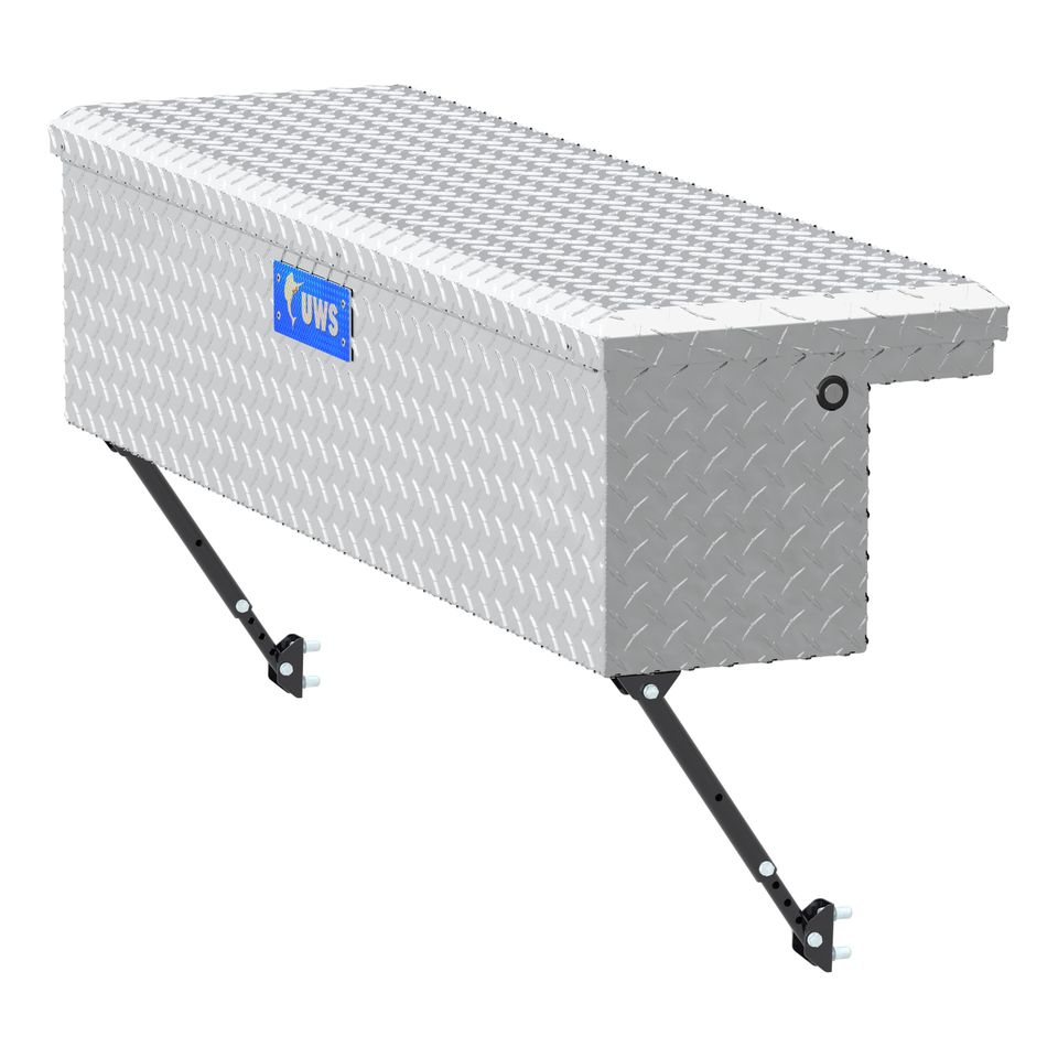 EC30201-MK2 - 48-Inch Heavy-Wall Aluminum Truck Side Tool Box with Low Profile, RigidCore Lid, Space-Saving Legs