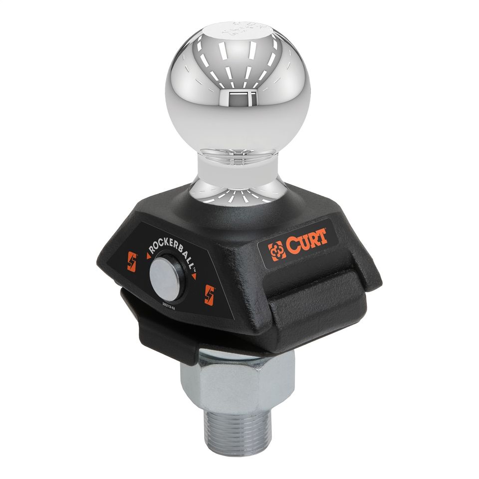 40047 - RockerBall 2in. Cushion Hitch Trailer Ball (1in. Shank; 7;500 lbs.)