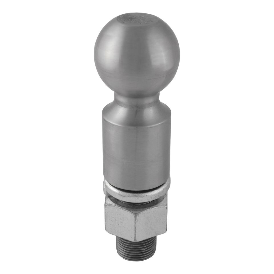 40087 - Raw Steel Trailer Hitch Ball, 25,000 lbs, 2-Inch Rise, 2-5/16-Inch Diameter, 1-1/4 x 2-5/8-Inch Shank
