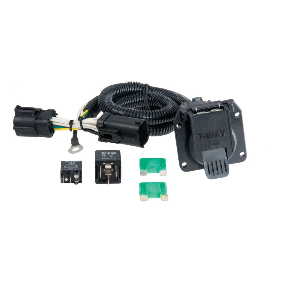55242 - Vehicle-Side Custom RV Blade 7-Pin Trailer Wiring Harness, Fits Select Ford F-150, Heritage, F-250 - 2004 Ford F-150 Heritage and more