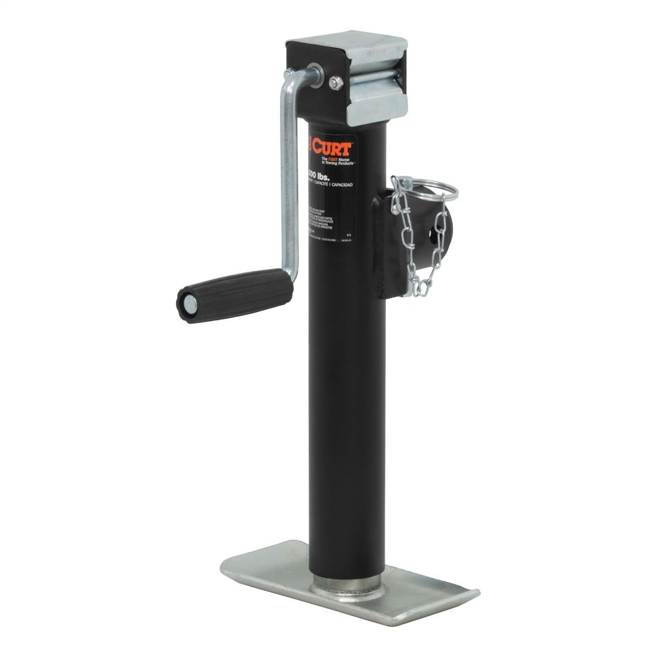 28321 - Pipe-Mount Swivel Jack with Side Handle (2;000 lbs; 10in. Travel)