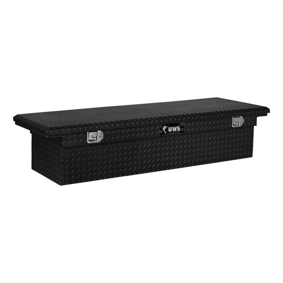 TBS-60-LP-BLK - Gloss Black Aluminum 60" Truck Tool Box with Low Profile (LTL Shipping Only) - 2023-2026 Chevrolet Colorado and more