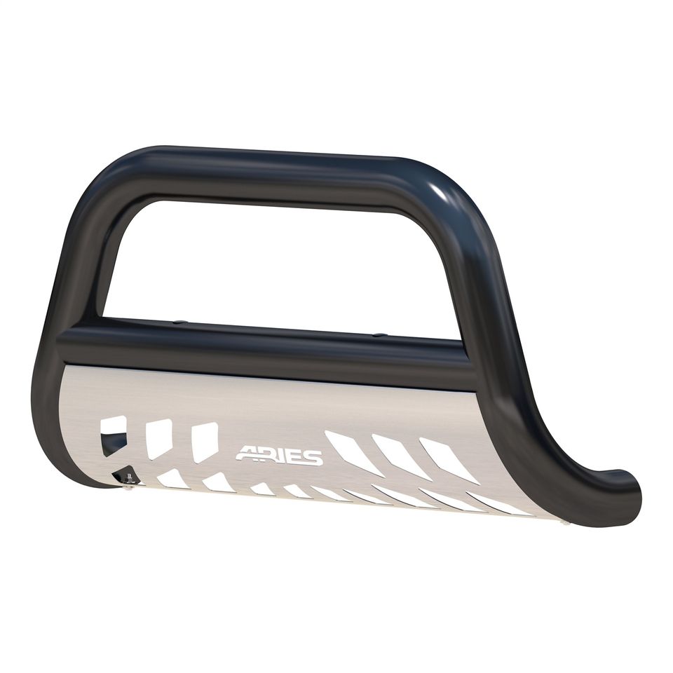 B35-4015 - 3-Inch Black Steel Bull Bar; No-Drill; Select Chevrolet Colorado; GMC - 2015-2022 Chevrolet Colorado, 2015-2022 GMC Canyon