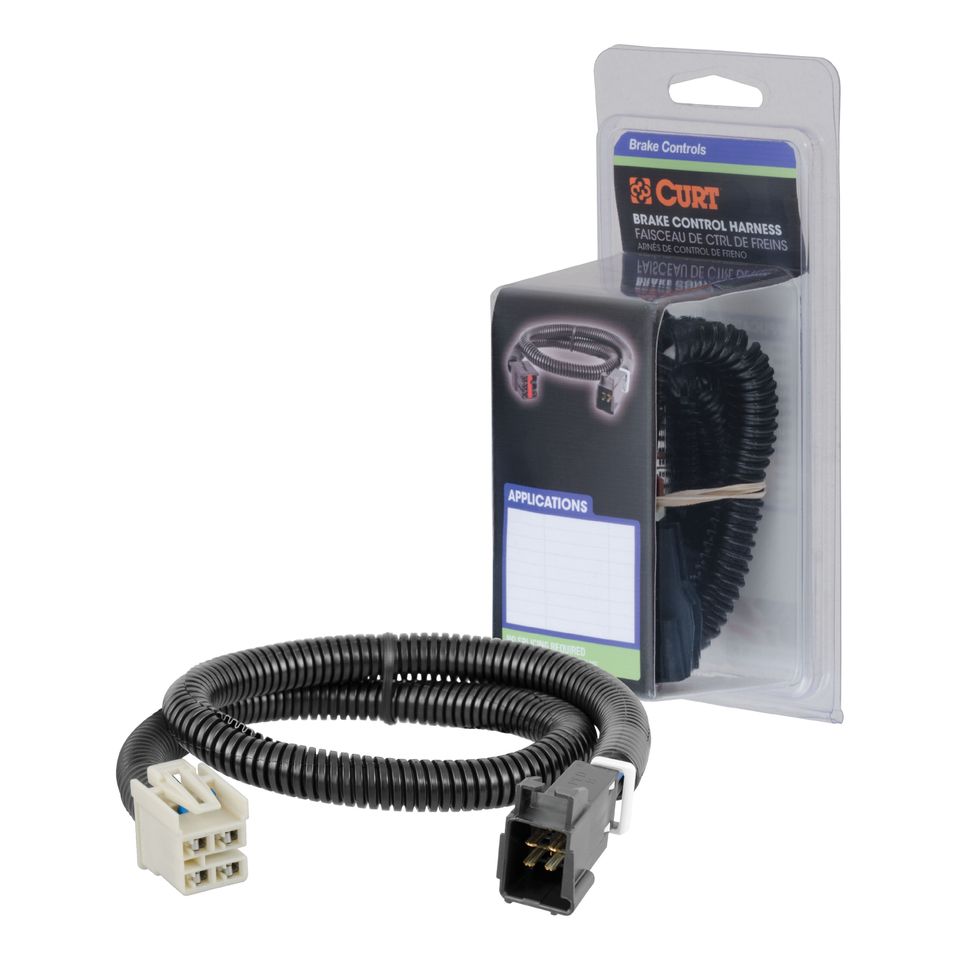 51452 - Quick Plug Electric Trailer Brake Controller Wiring Harness, Fits Select Chevrolet Silverado, Suburban, Tahoe, GMC Sierra, Yukon, Escalade - 2014-2020 Cadillac Escalade and more