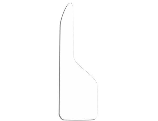 B1237PPW - Thermo Flex Fender Guard White Mudflaps 12x37 Inch