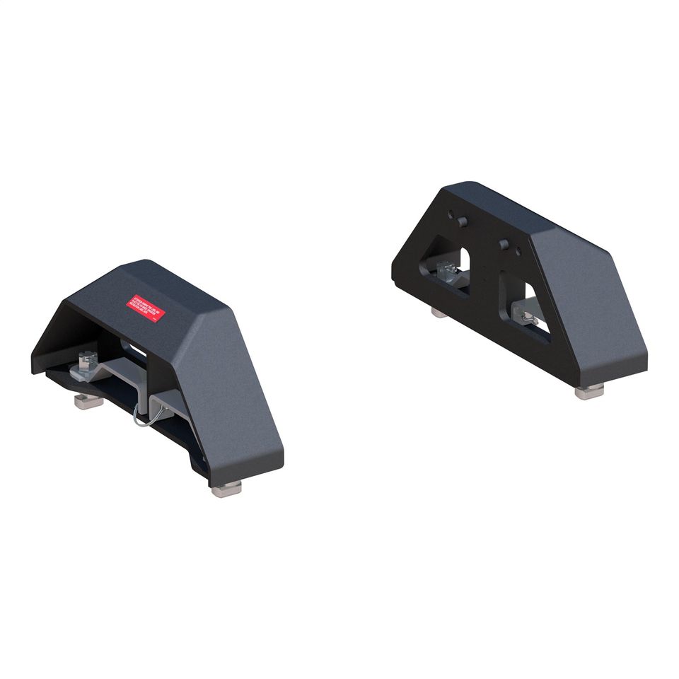 16024 - Puck 5th Wheel Legs; Select Silverado; Sierra HD; 8ft. Bed; 30K; Carbide Black - 2020-2026 Chevrolet Silverado 2500 HD and more