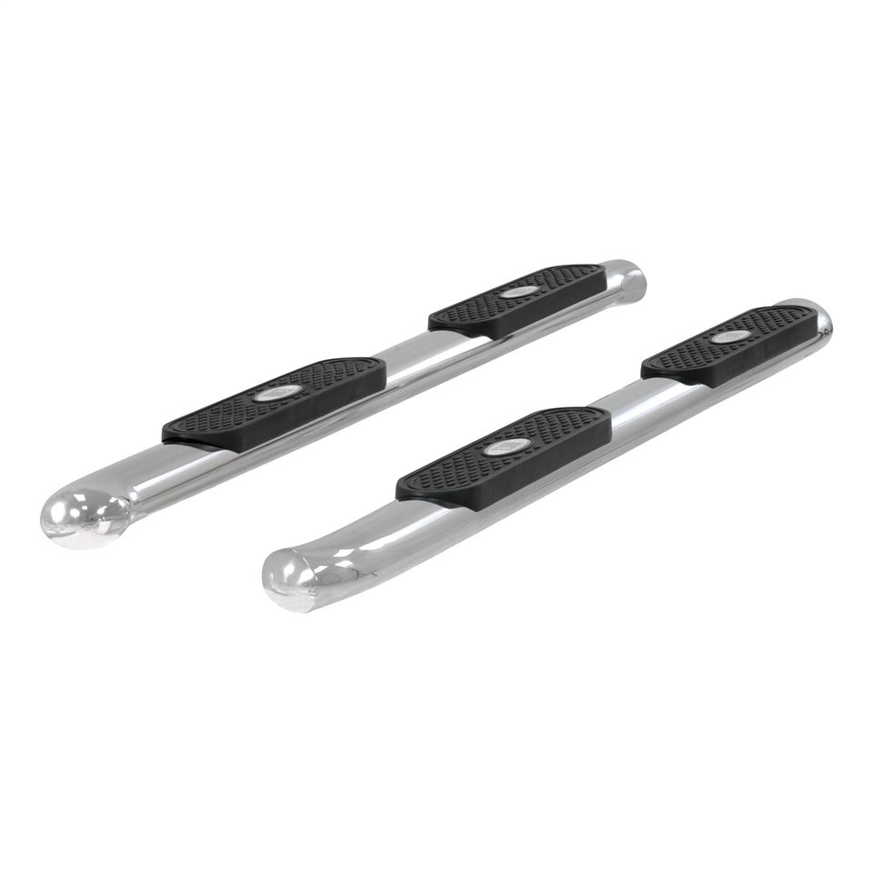 S224046-2 - 4-Inch Oval Polished Stainless Steel Nerf Bars; Select Chevrolet Silv - 2019 Chevrolet Silverado 1500 LD and more