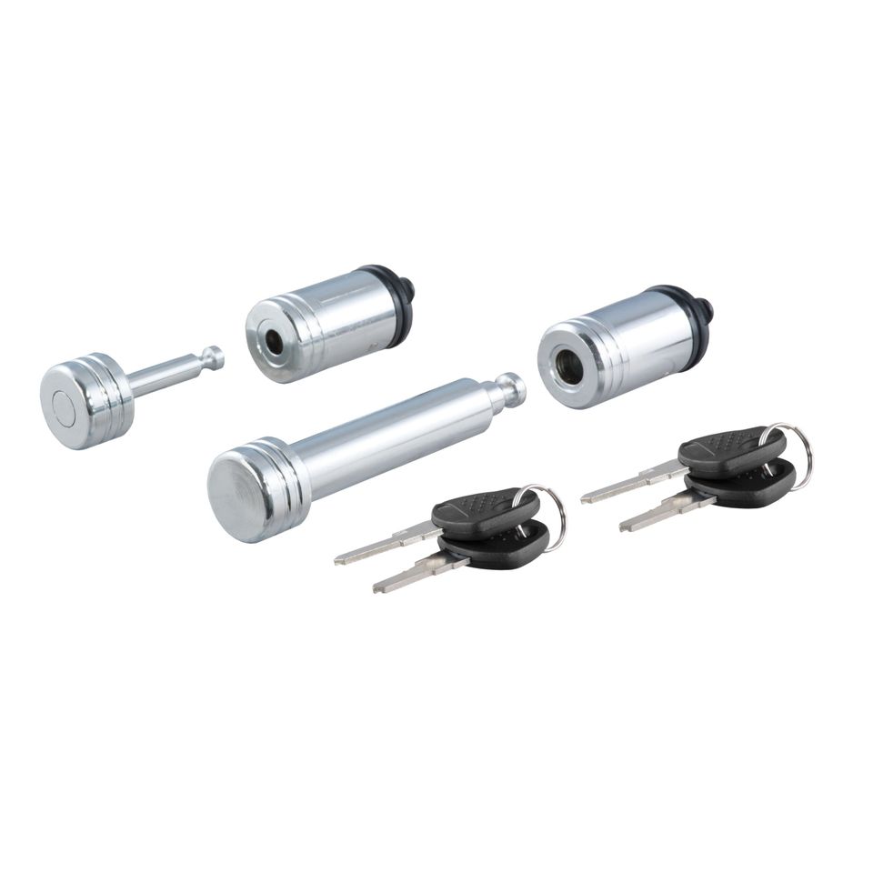 23526 - Trailer Lock Set for 2-Inch Receiver, 7/8-Inch Coupler Latch Span