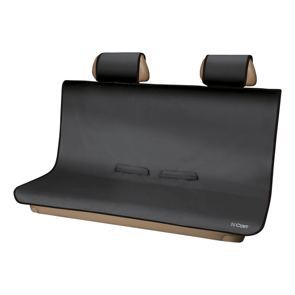 18511 - Seat Defender 58-Inch x 55-Inch Black Waterproof Universal Bench Car Seat Cover Protector