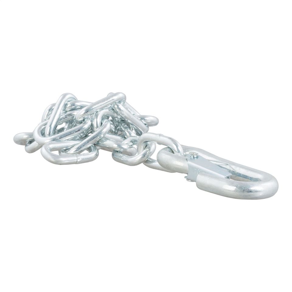 80313 - 27in. Safety Chain with 1 Snap Hook (5;000 lbs; Clear Zinc)
