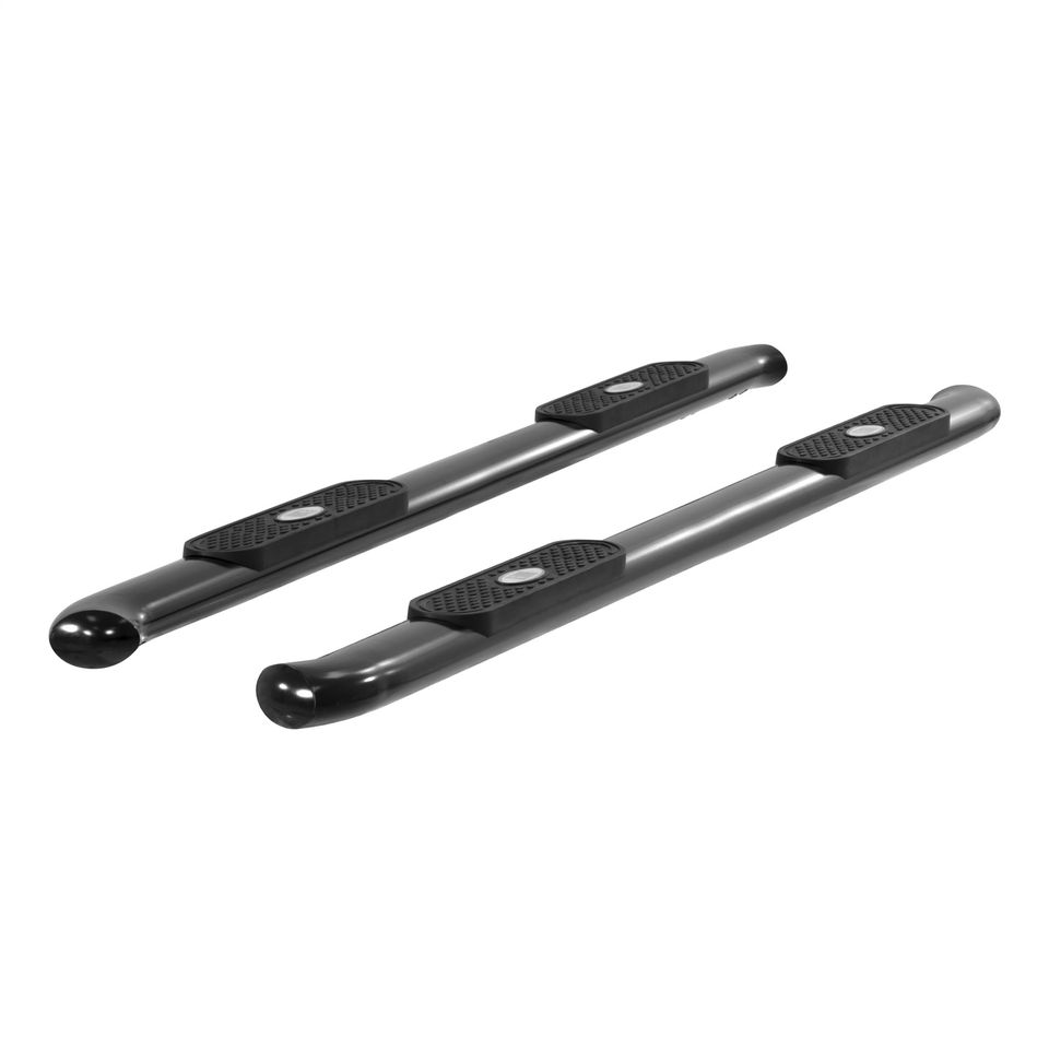 S223043 - 4-Inch Oval Black Steel Nerf Bars; Select Ford F-150; Lightning; F-250; - 2015-2026 Ford F-150 and more