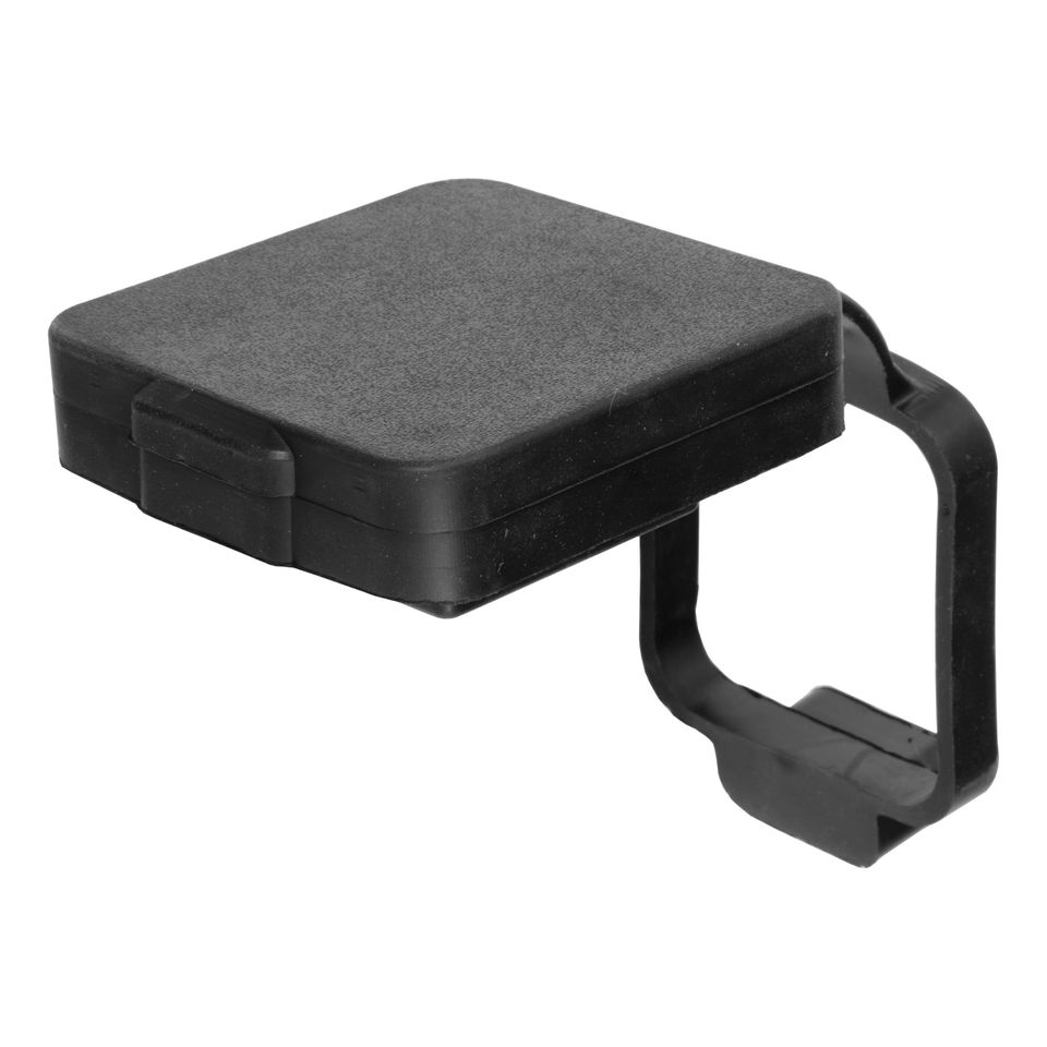 21728 - Rubber Trailer Hitch Cover with 4-Way Flat Wiring Holder, Fits 2-Inch Receiver
