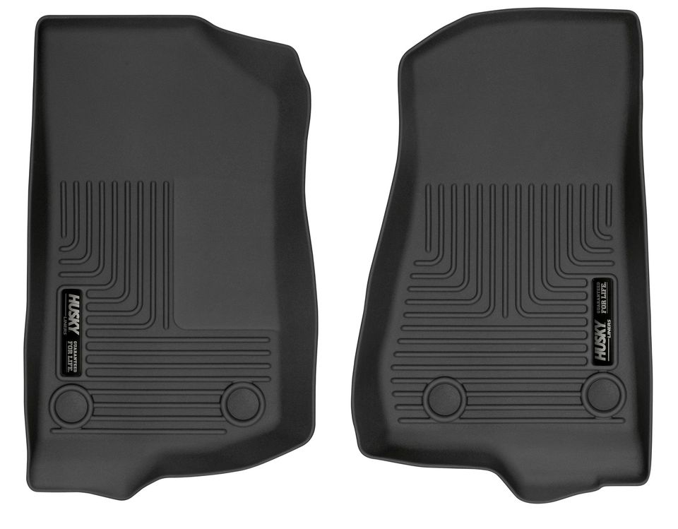13021 - Weatherbeater - Front Floor Liners - 2020-2026 Jeep Gladiator, 2018-2026 Jeep Wrangler