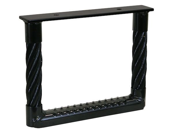 5230912 - Black Powder Coated Cable Type Truck Step - 9 x 12 x 1.38 Inch Deep
