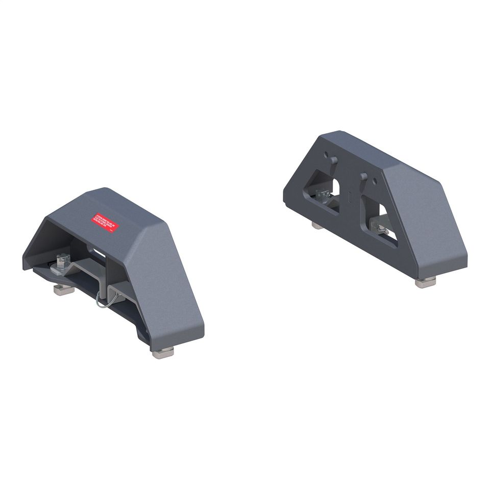16030 - Puck 5th Wheel Legs; Select Silverado; Sierra HD; 8ft. Bed; 30K; Teridium Grey - 2020-2026 Chevrolet Silverado 2500 HD and more