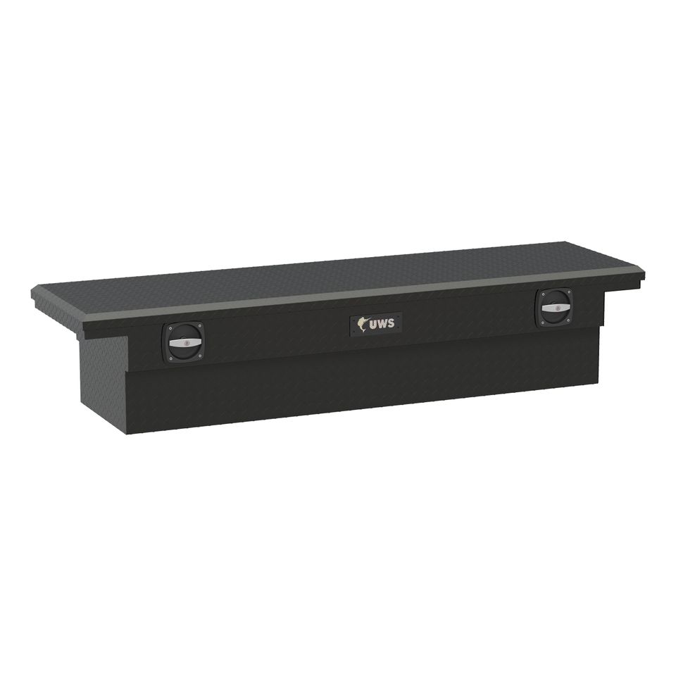 SL-72-LP-MB - Matte Black 72" Secure Lock Truck Tool Box, Low Profile (LTL Shipping Only) - 2011-2026 Ram 2500, 2011-2026 Ram 3500 and more