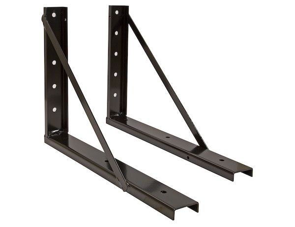 1701011 - 18x24 Inch Welded Black Formed Steel Mounting Brackets