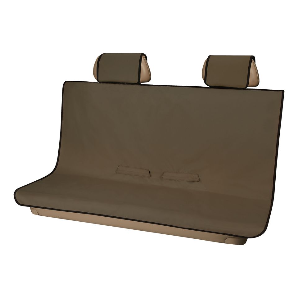 3146-18 - Seat Defender 58-Inch x 55-Inch Brown Waterproof Universal Bench Car Seat Cover Protector