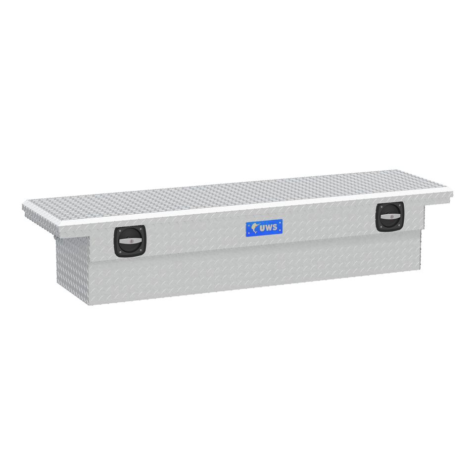 SL-72-LP - Bright Aluminum 72" Secure Lock Truck Tool Box, Low Profile (LTL Shipping Only) - 2011-2026 Ram 2500, 2011-2026 Ram 3500 and more