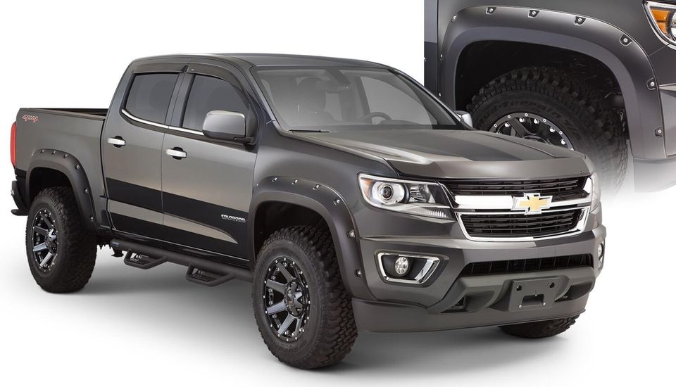 40969-02 - Fender Flares Pocket Style 4Pc - 2017-2020 Chevrolet Colorado