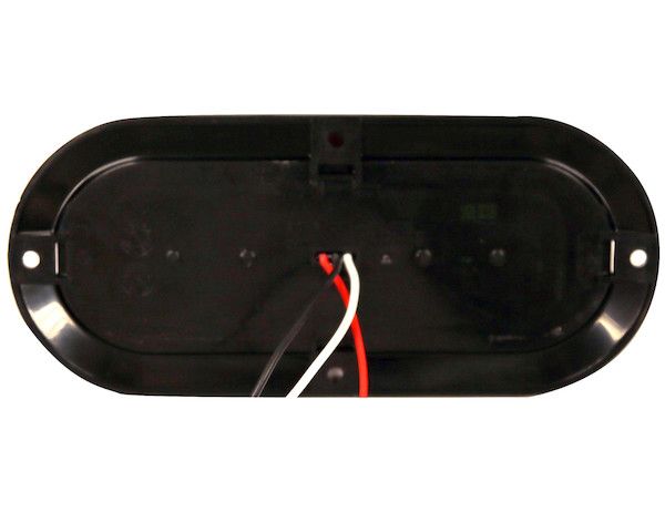 5626552 - 6 Inch Red Oval Stop/Turn/Tail Surface Mount Light Kit with 10 LEDs (PL-3 Connection, Includes Grommet and Plug)