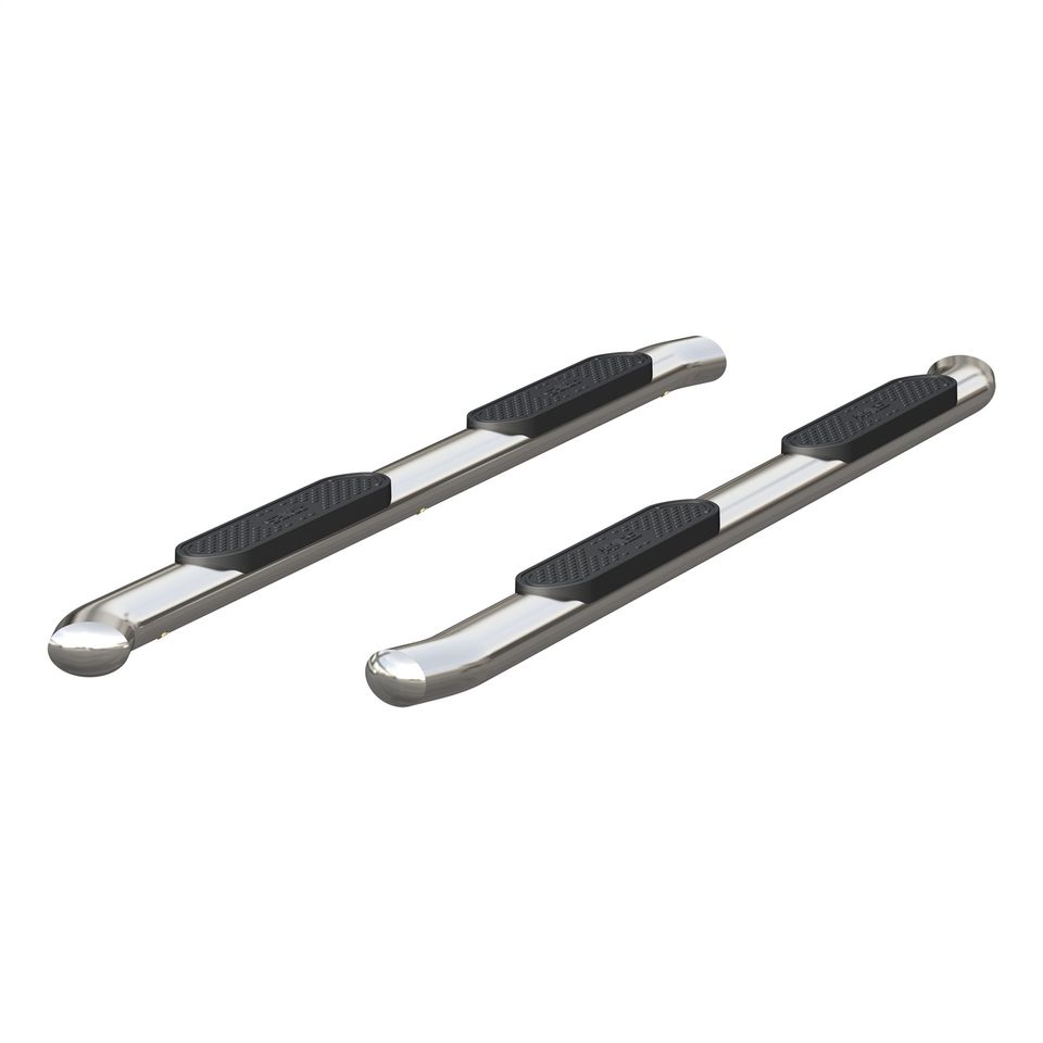 S225041-2 - 4-Inch Oval Polished Stainless Steel Nerf Bars; Select Dodge; Ram 150 - 2011-2026 Ram 2500, 2011-2026 Ram 3500 and more