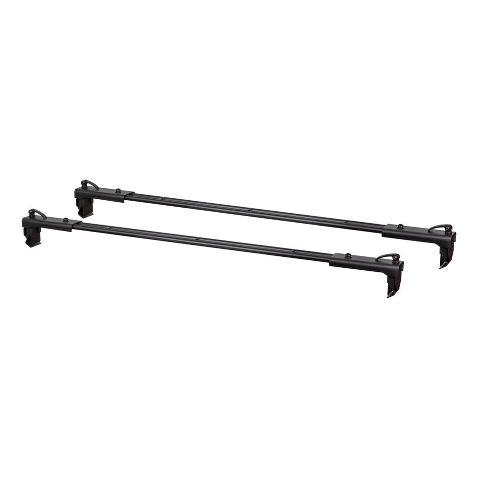 2070450 - Black Steel Quick-Release Roof Rack Crossbars, Fits Select Jeep Wrangler JK - 2018 Jeep Wrangler JK, 2007-2017 Jeep Wrangler