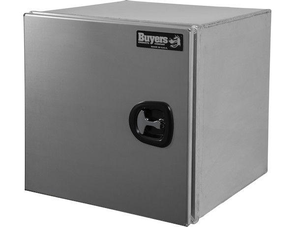 1705431 - 24x24x24 Inch Pro Series Smooth Aluminum Underbody Truck Box - Single Barn Door, Compression Latch